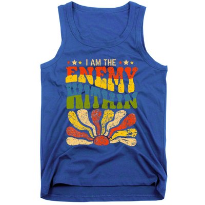 I Am The Enemy Within America Tank Top