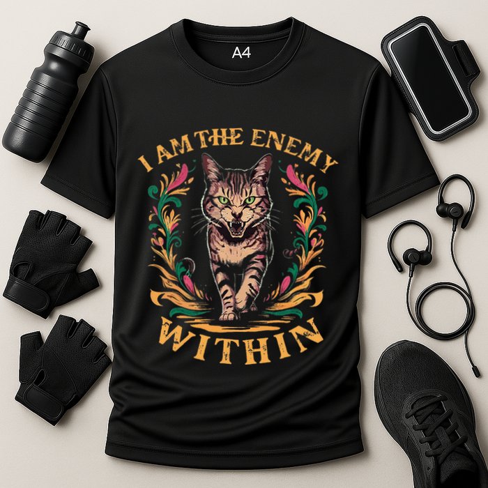 I Am The Enemy Within Cooling Performance Crew T-Shirt
