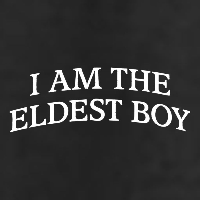 I Am The Eldest Boy Funny Saying 7 Panel Mesh Trucker Snapback Hat
