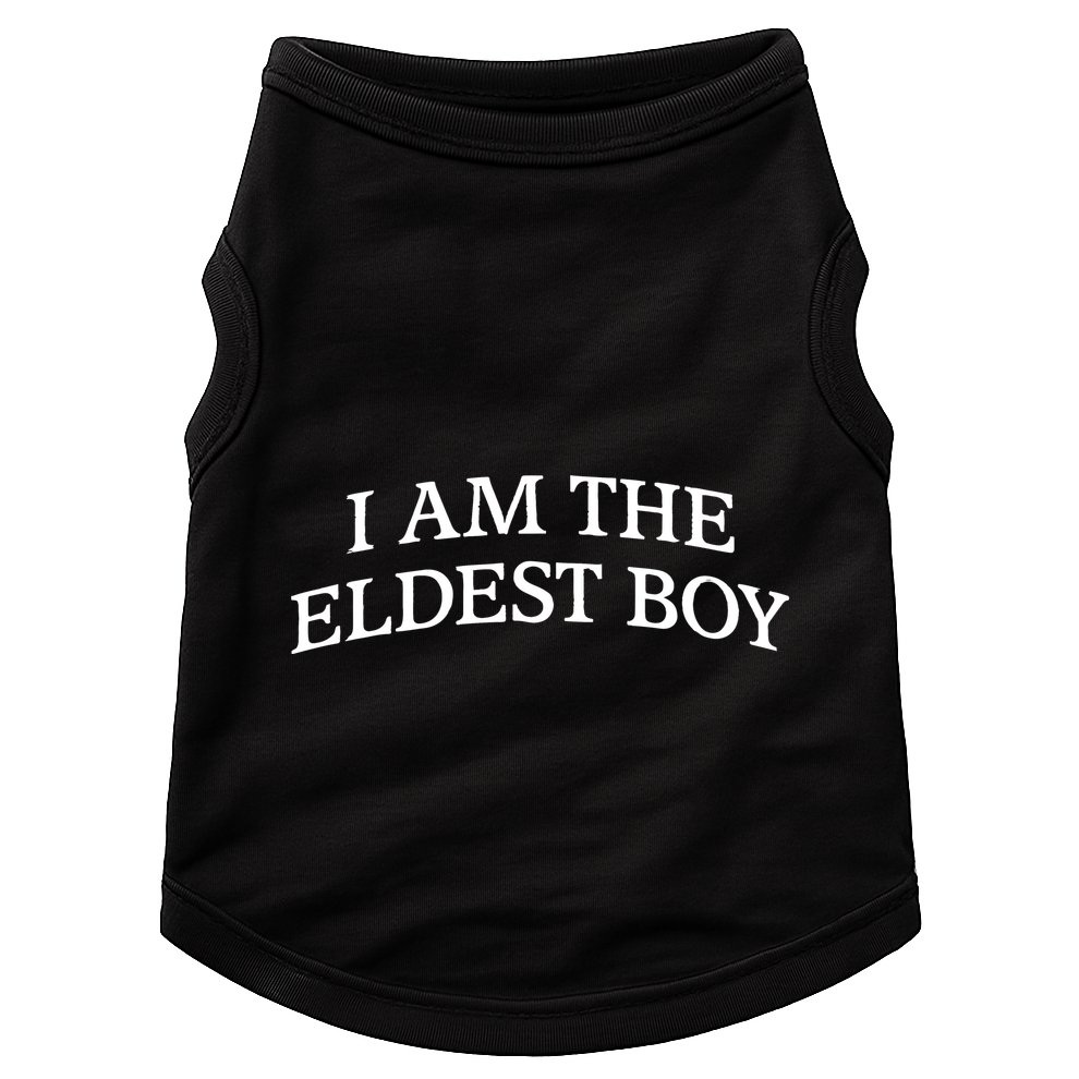 I Am The Eldest Boy Funny Saying Doggie Tank