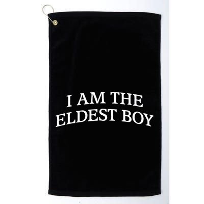 I Am The Eldest Boy Funny Saying Golf Towel