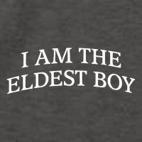 I Am The Eldest Boy Funny Saying Vector Backpack