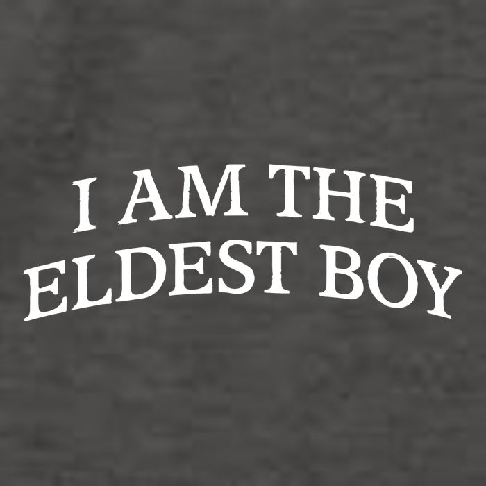 I Am The Eldest Boy Funny Saying Vector Backpack