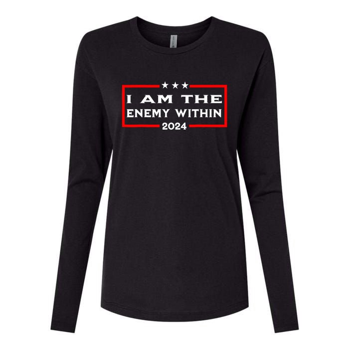 I Am The Enemy Within Womens Cotton Relaxed Long Sleeve T-Shirt