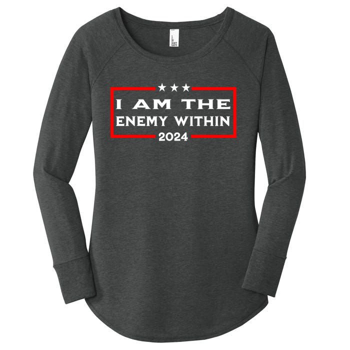 I Am The Enemy Within Women's Perfect Tri Tunic Long Sleeve Shirt