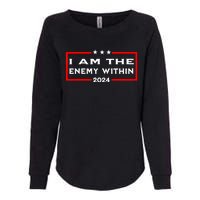 I Am The Enemy Within Womens California Wash Sweatshirt