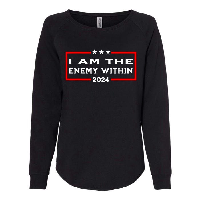 I Am The Enemy Within Womens California Wash Sweatshirt