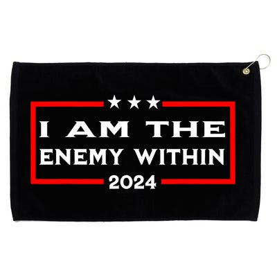 I Am The Enemy Within Grommeted Golf Towel