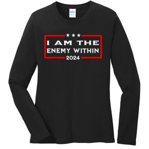 I Am The Enemy Within Ladies Long Sleeve Shirt