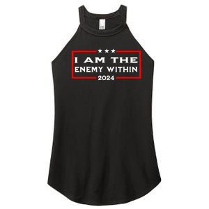 I Am The Enemy Within Women's Perfect Tri Rocker Tank