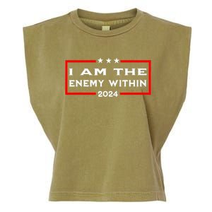 I Am The Enemy Within Garment-Dyed Women's Muscle Tee