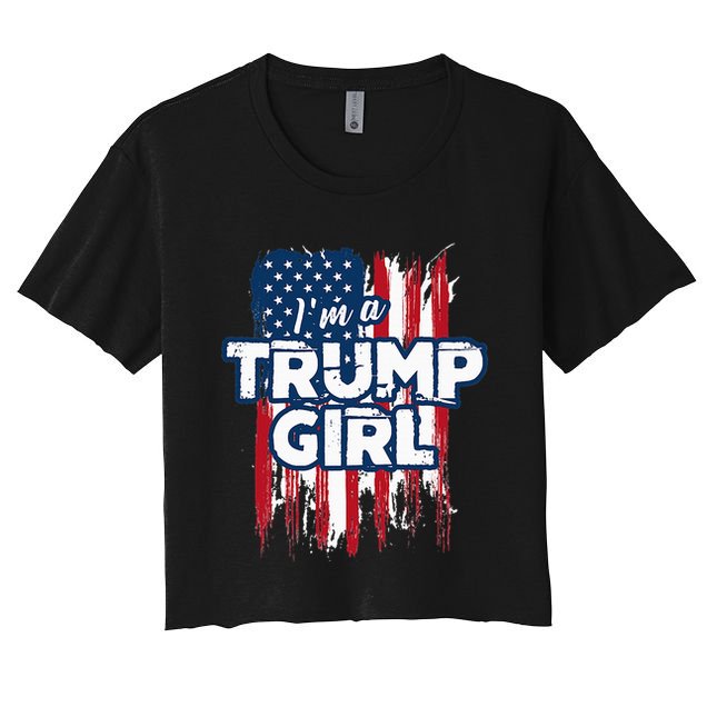IM A Trump Girl Crop Top