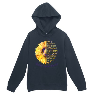 I Am The Storm Bladder Cancer Warrior Gift Urban Pullover Hoodie