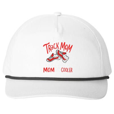 I'm A Track Mom Athletic Field Runner Mothers Day Snapback Five-Panel Rope Hat