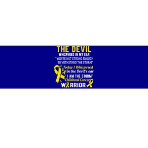 I Am The Storm Hood Cancer Warrior Gift Bumper Sticker