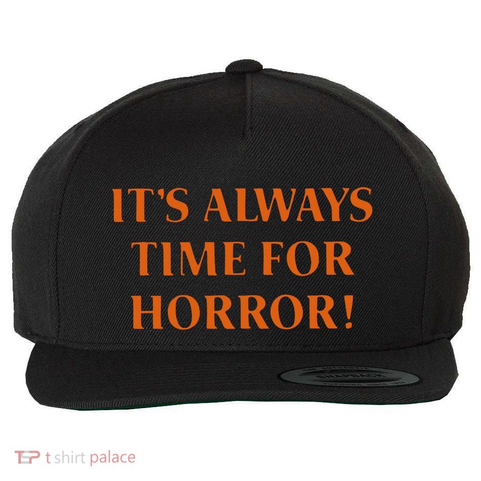 It’S Always Time For Horror Wool Snapback Cap