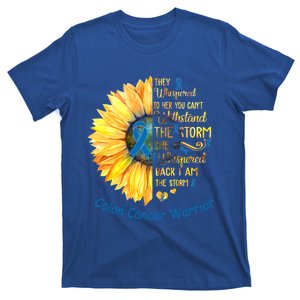 I Am The Storm Colon Cancer Warrior Gift T-Shirt