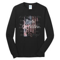 I Am The Militia Pro 2nd Amendment Proud American Flag Gift Tall Long Sleeve T-Shirt