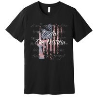 I Am The Militia Pro 2nd Amendment Proud American Flag Gift Premium T-Shirt