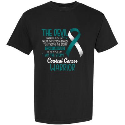 I am the storm Cervical Cancer Warrior Garment-Dyed Heavyweight T-Shirt