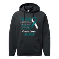 I am the storm Cervical Cancer Warrior Performance Fleece Hoodie