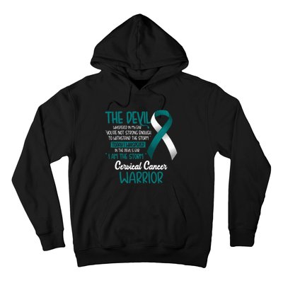 I am the storm Cervical Cancer Warrior Hoodie