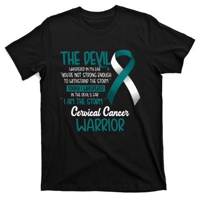 I am the storm Cervical Cancer Warrior T-Shirt