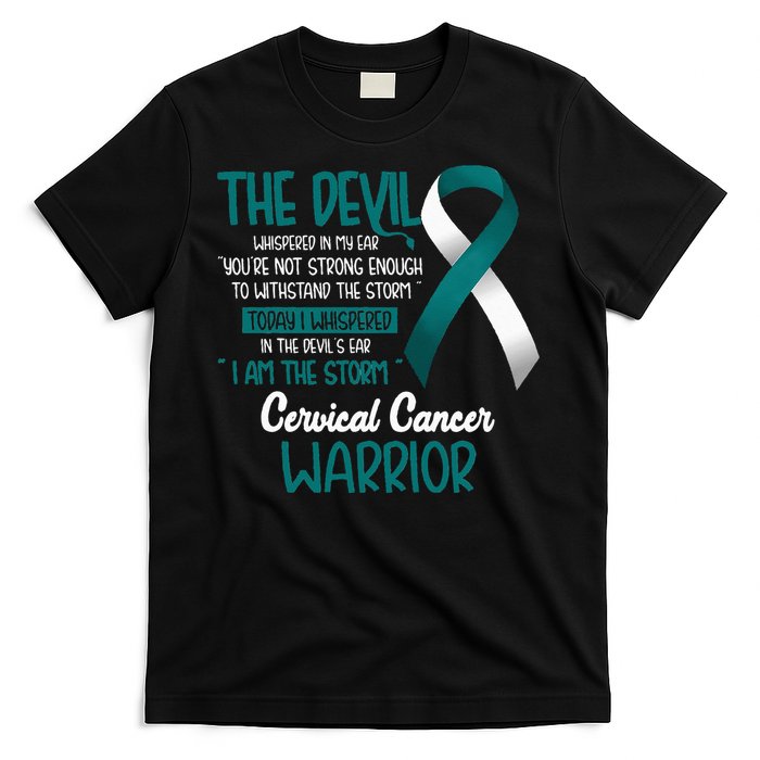 I am the storm Cervical Cancer Warrior T-Shirt