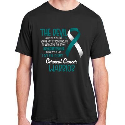 I am the storm Cervical Cancer Warrior Adult ChromaSoft Performance T-Shirt