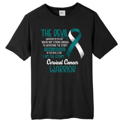 I am the storm Cervical Cancer Warrior Tall Fusion ChromaSoft Performance T-Shirt