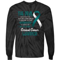 I am the storm Cervical Cancer Warrior Tie-Dye Long Sleeve Shirt