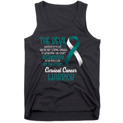 I am the storm Cervical Cancer Warrior Tank Top