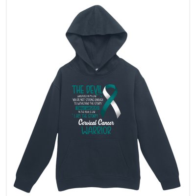 I am the storm Cervical Cancer Warrior Urban Pullover Hoodie