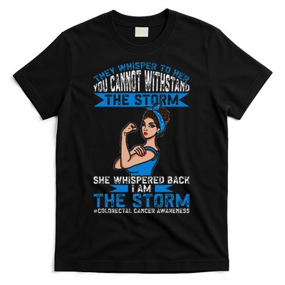 I Am The Storm Colorectal Cancer Awareness T-Shirt