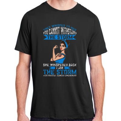 I Am The Storm Colorectal Cancer Awareness Adult ChromaSoft Performance T-Shirt