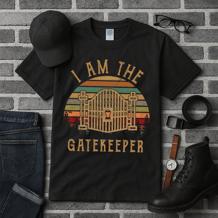 I Am The Gatekeeper Vintage Matching With The Keymaster Tall T-Shirt
