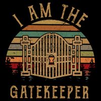 I Am The Gatekeeper Vintage Matching With The Keymaster Bucket Hat