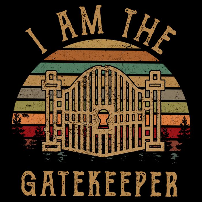 I Am The Gatekeeper Vintage Matching With The Keymaster Bucket Hat