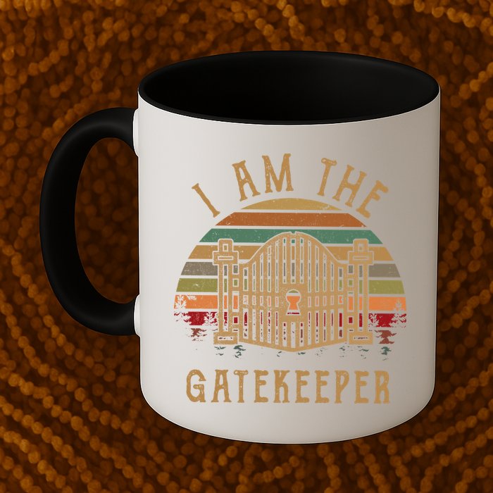 I Am The Gatekeeper Vintage Matching With The Keymaster Mug