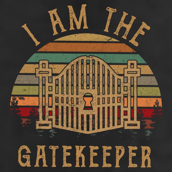 I Am The Gatekeeper Vintage Matching With The Keymaster Beanie