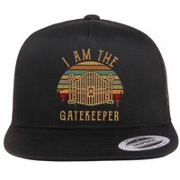 I Am The Gatekeeper Vintage Matching With The Keymaster Flatbill Hat