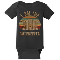 I Am The Gatekeeper Vintage Matching With The Keymaster Baby Bodysuit
