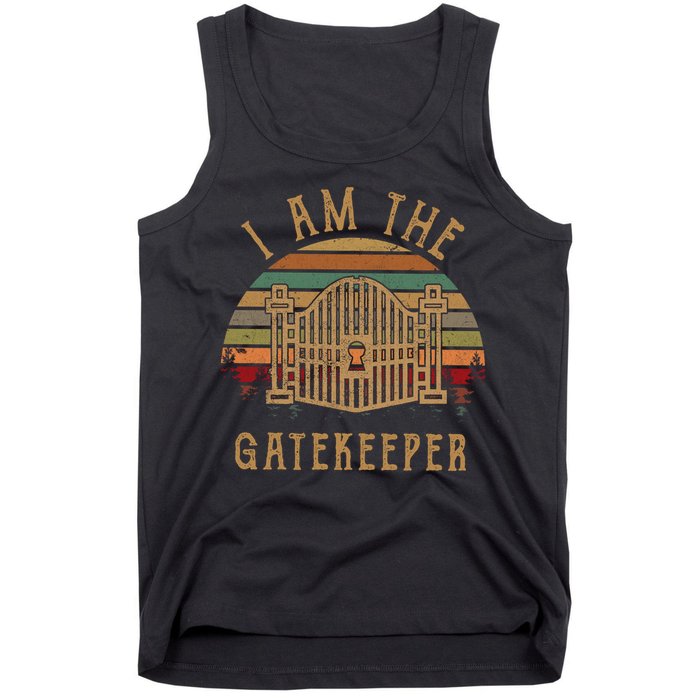 I Am The Gatekeeper Vintage Matching With The Keymaster Tank Top