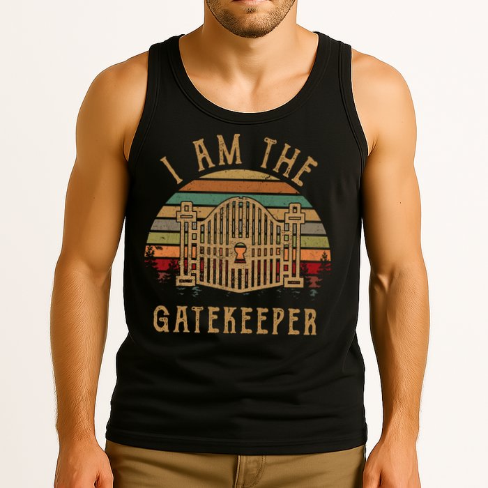 I Am The Gatekeeper Vintage Matching With The Keymaster Tank Top