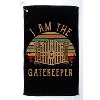 I Am The Gatekeeper Vintage Matching With The Keymaster Golf Towel