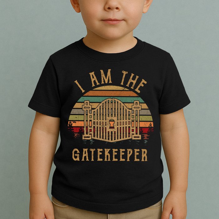 I Am The Gatekeeper Vintage Matching With The Keymaster Toddler T-Shirt