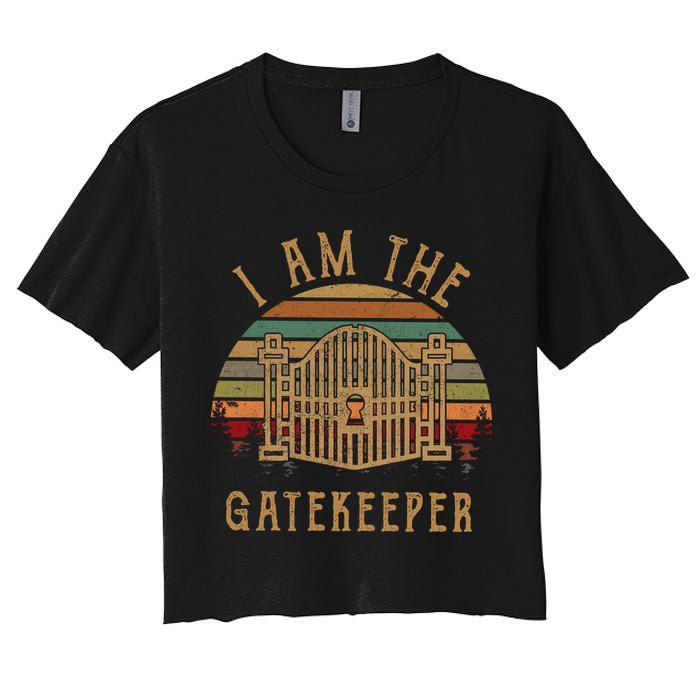 I Am The Gatekeeper Vintage Matching With The Keymaster Crop Top