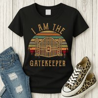 I Am The Gatekeeper Vintage Matching With The Keymaster Womens T-Shirt