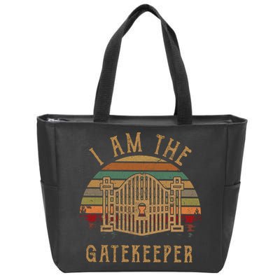 I Am The Gatekeeper Vintage Matching With The Keymaster Zip Tote Bag