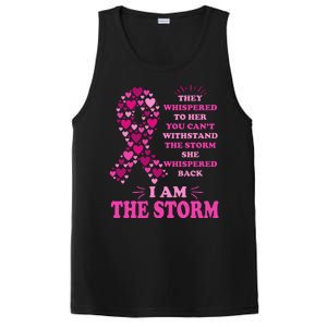 I Am The Storm Quote Breast Cancer Awareness PosiCharge Competitor Tank